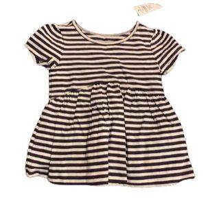 ❄️ Gap Baby Stripe Peplum Top